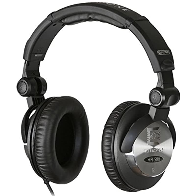 Ultrasone Hfi-580 S-Logic Surround Profesional Cerrado Auriculares Transporte Fondo