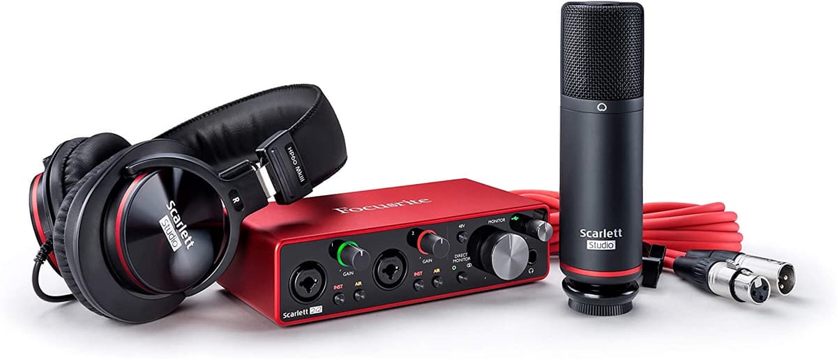 Focusrite Scarlett 2I2 Studio 3Rd Gen Usb Audio Placa Y Grabación Bundle Pro Tools | Primero AMS-SCARLETT-2I2-STU-3G