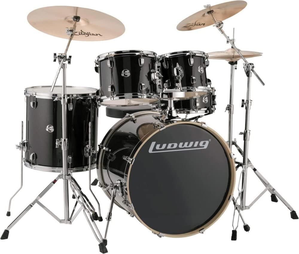 Ludwig Element Evolution Drum Set Black Sparkle LCEE22016