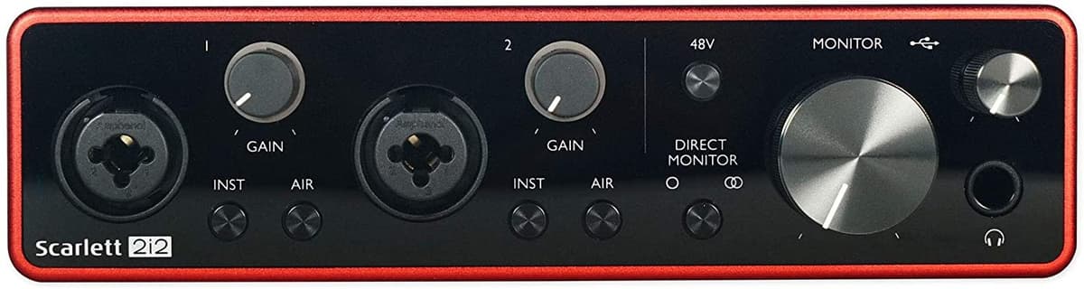 Focusrite Scarlett 2I2 3Rd Gen 192Khz Usb Audio Placa Pro Tools First SCARLETT-2I2-3G