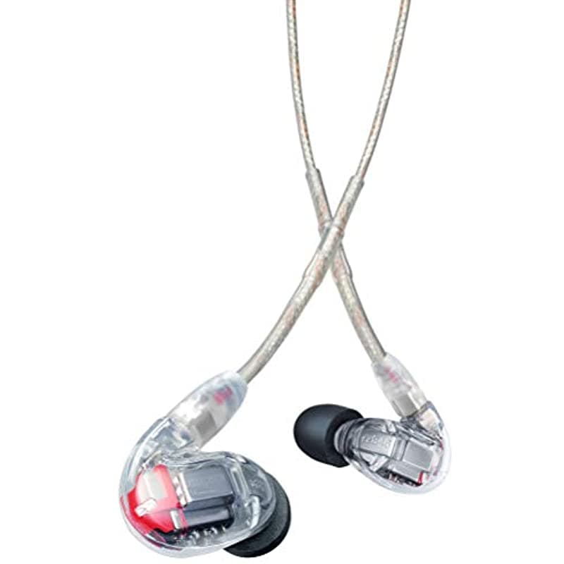 Auriculares Shure Con Aislamiento De Sonido Con Microdrivers Cuádruples De Alta Definición Y Subwoofer Real Transparente SE846-CL-EFS