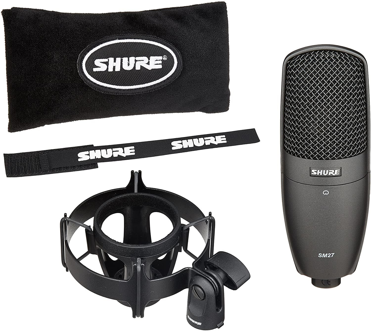 Shure Sm27-Sc - Micrófono De Condensador Cardioide De Diafragma Grande Profesional