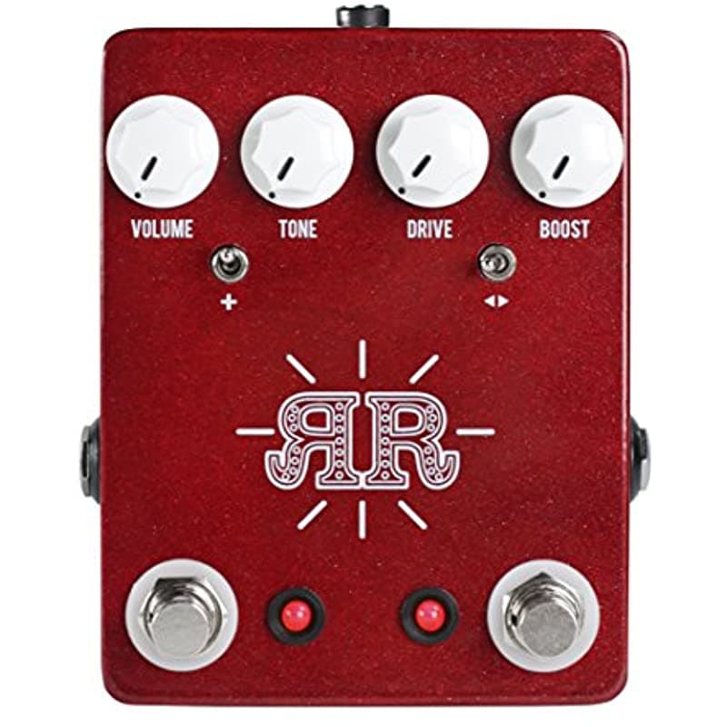JHS Ruby Red Overdrive Fuzz Boost - Pedal de efectos para guitarra