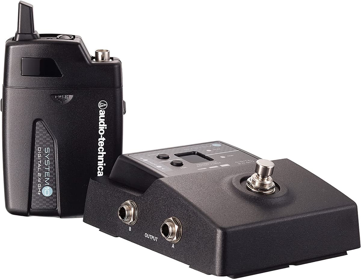 Audio-Technica System 10 ATW-1501 Stompbox Digital - Sistema inalámbrico para guitarra