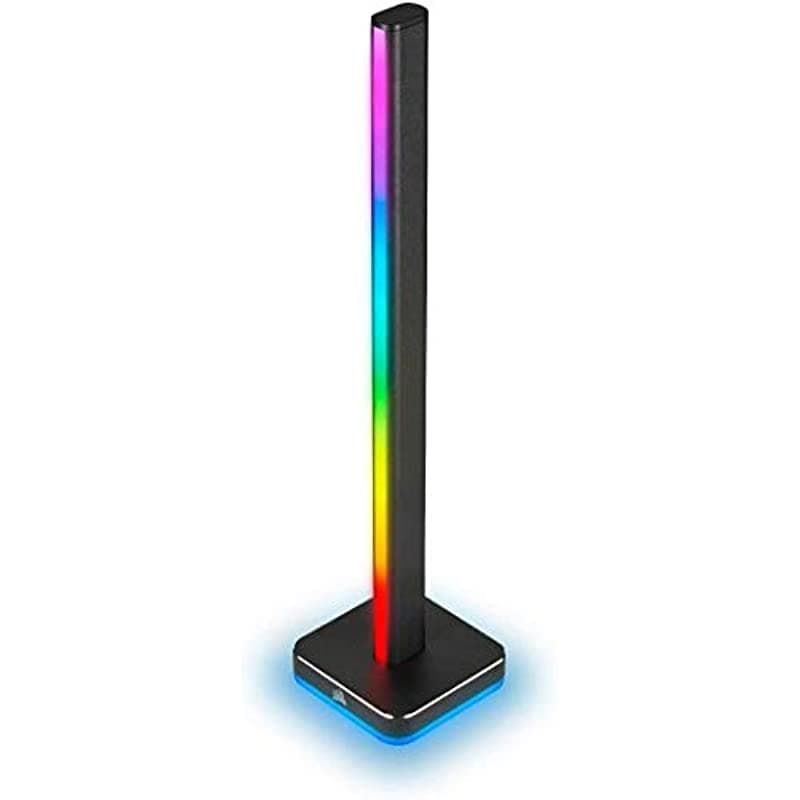 Corsair Icue Lt100 Smart Iluminaciones Towers Starter Kit Dos Torres De 422 Mm De Altura 46 Led Personalizables Cada 11 Perfiles De Iluminaciones Preestablecidos Luz Difusión Toldo De Auricular Extraído Negro CD-9010002-UK