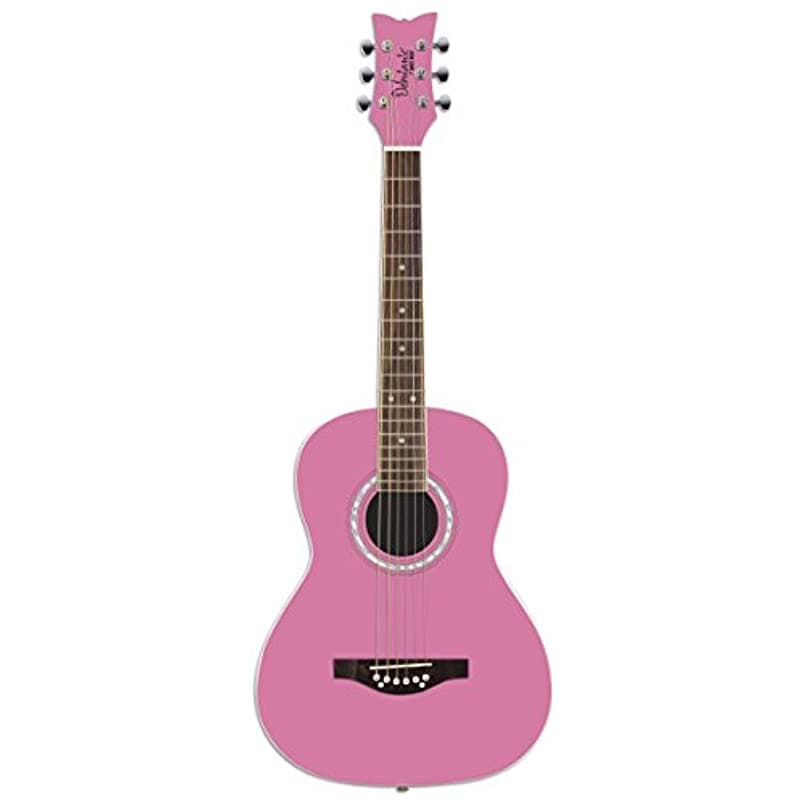 Daisy Rock Debutante Jr. Miss Acústica Short Scale Bubblegum Rosa Guitarra 14-7400