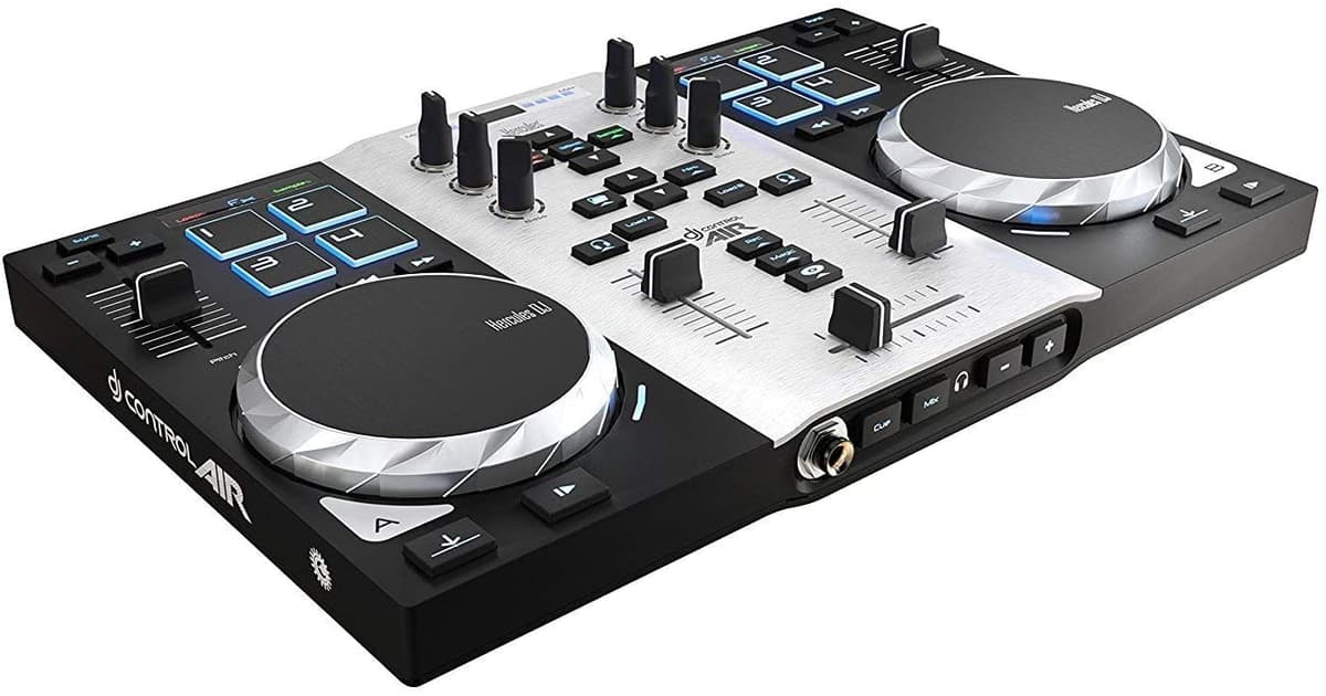 Hercules Air S Series 4780771 Dj Controlador Para Pc Y Mac Negro Y Plateado