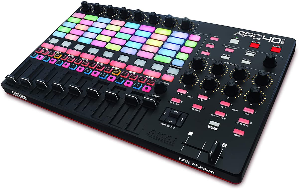 Akai Professional APC Mini - Controlador digital para Ableton Live con descarga de Ableton Live Lite (consola con 8 x 8 teclas retroiluminadas) APC40 mkII
