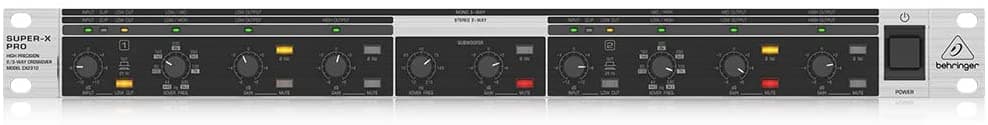 Behringer CX2310 Divisor de Frecuencia Estéreo 2 Vías/Mono 3 Vías de Alta Precisión con Salida de Subwoofer
