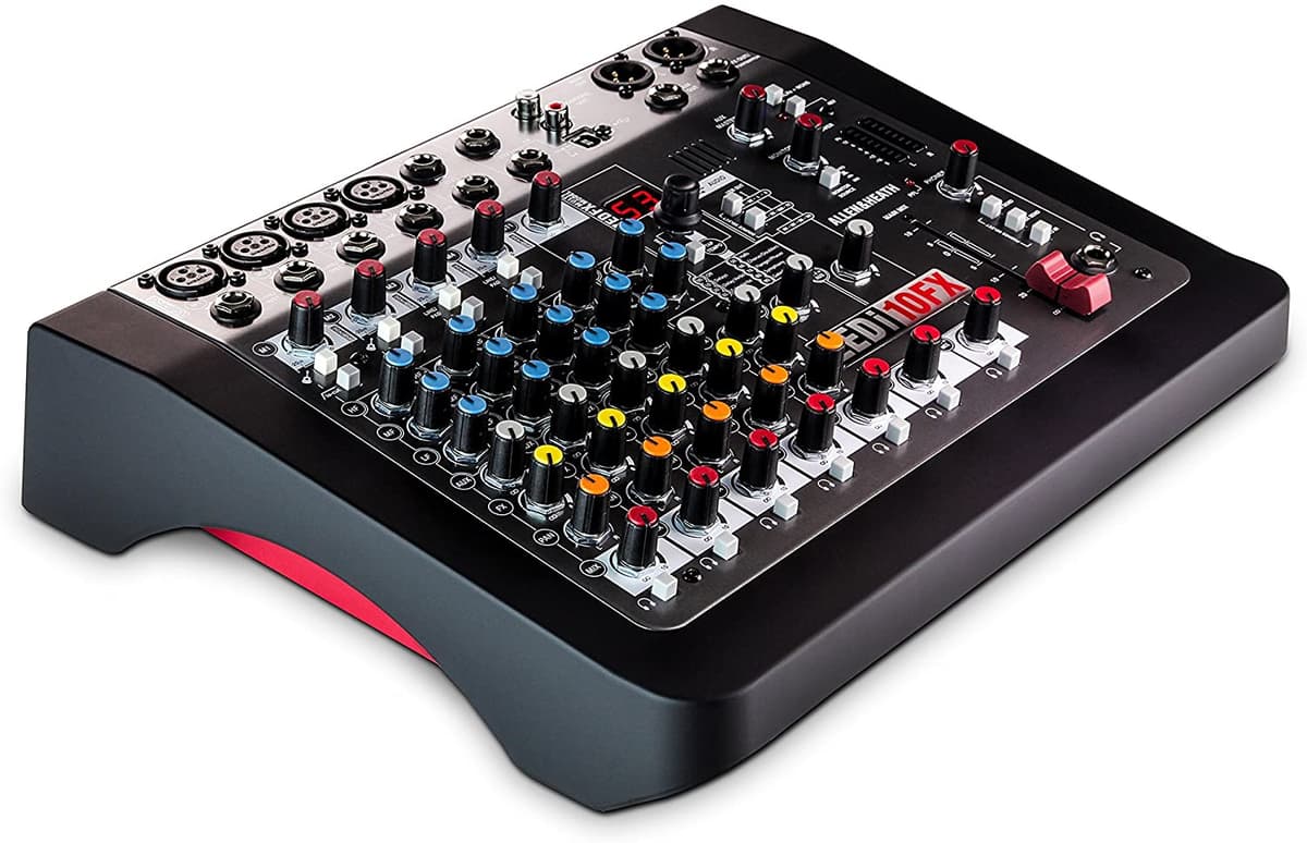 Allen & Heath Zedi-10Fx - Mezclador De Audio Híbrido Compacto/Interfaz Usb 4X4 Con 61 Studio Quality Fx (Ah-Zedi-10Fx)