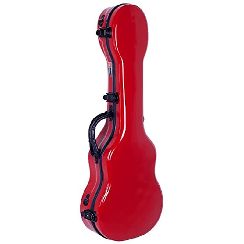 Crossrock Crf1000Turd Hardshell Fibrablass Tenor Ukulele Case Grueso 4 Patches Glossy Finsh En Red Crf1000Tur