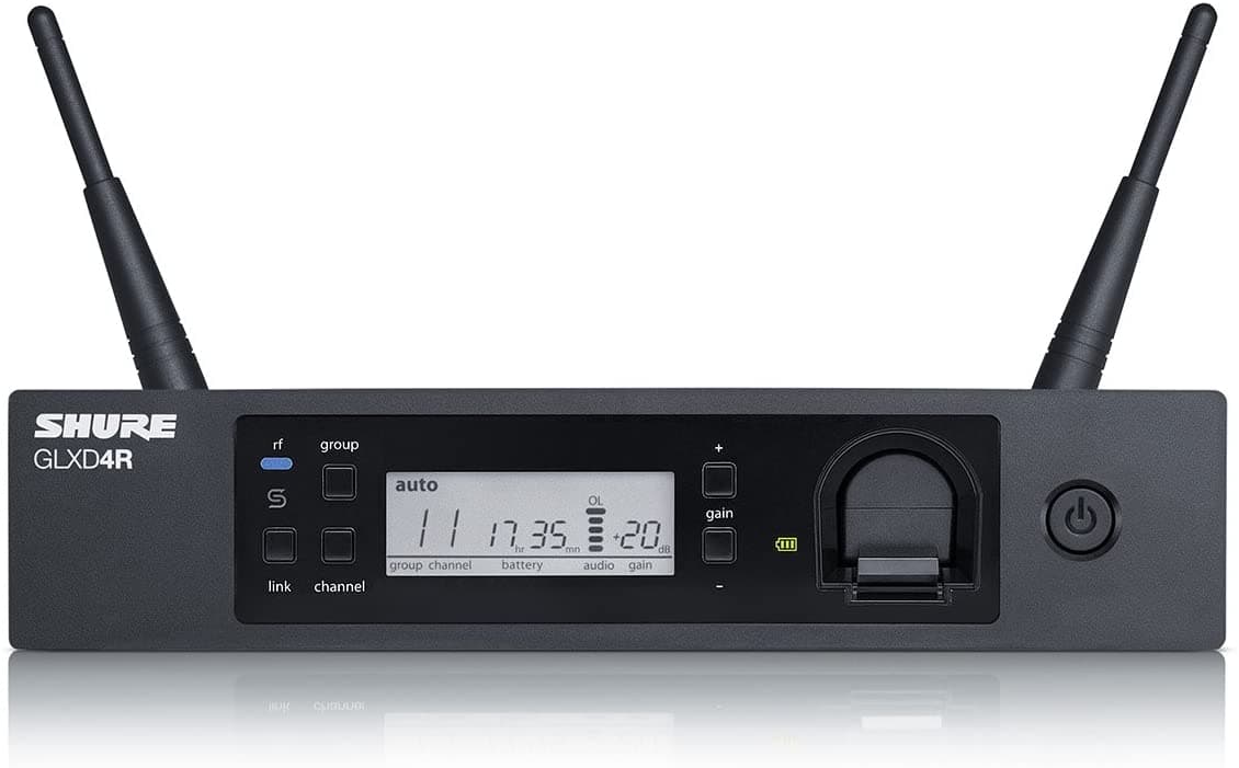 Shure Glxd4R = -Z2 Inhalmbrico Receptor Medio Bastidor