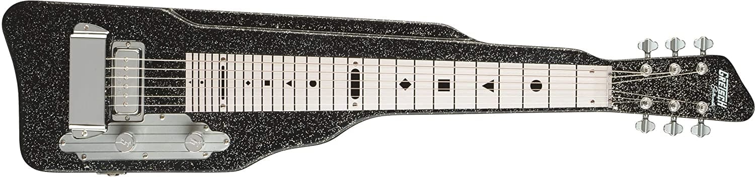 Gretsch - Guitarra Electromática De Acero Para Regazo - Negro Sparkle 2515902518