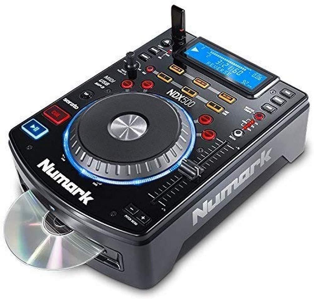 Numark Ndx500 | Usb Cd Player Y Software Controlador Audio De Jog De Jog Touch Audio Placa Controles De Lanzamiento Largo Y Integración Profunda Pre-Mapada Serato Dj