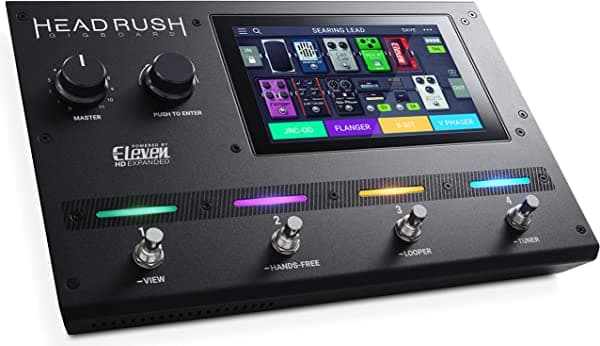 Headrush Gigboard | Procesador De Modelado Ultra Portátil Para Guitarra Fx Y Amplificador Con Once Software Dsp Expandido Hd Pantalla Táctil De 7 Pulgadas Looper Soporte Ir Y Conectividad De Audio Usb GIGBOARDXUS