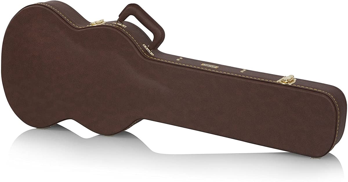 Gator Cases Deluxe Wood Case SG Guitarras Eléctricas Exterior Marrón GW-SG-BROWN