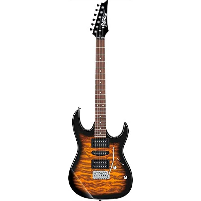 Ibanez GRX Guitarra Eléctrica de Cuerpo Sólido de 6 Cuerdas para Diestros Sunburst GRX70QASB