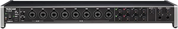 Tascam Us-20X20 - Interfaz De Audio Y Midi Usb 3.0 Con Preamplificador Y Mezclador De Micrófono