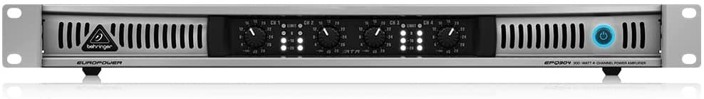 Behringer Europower Epq304 Profesional De 300 Vatios Luz Weight 4 Canales Power Amplificadorsilver