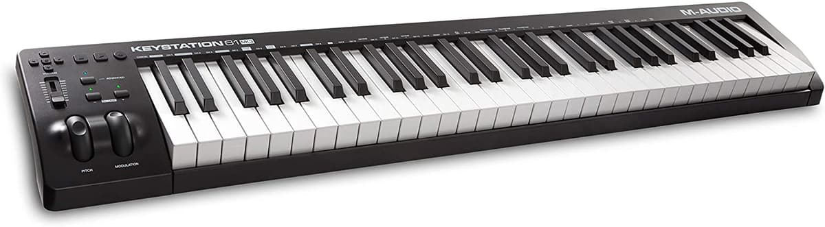 M-Audio Teclado En Miniatura Usb Midi Ultraportátil Keystation Con Protools First M-Audio Edition Y Xpand!2 De Air Music Tech Keystation 61 MK3