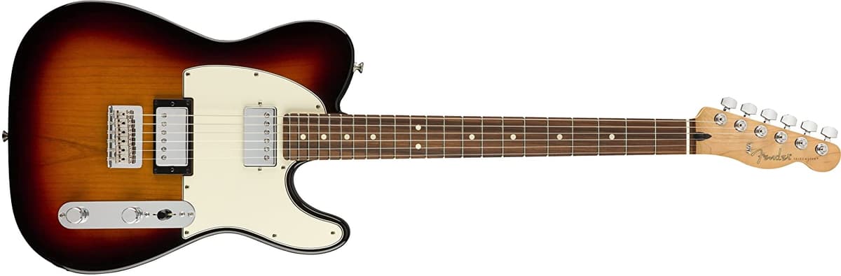 Fender Player Telecaster HH Guitarra Eléctrica Diapasón de Pau Ferro 3 Color Sunburst 145233500