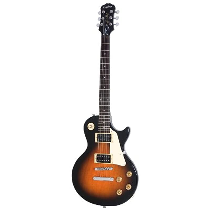 Epiphone Les Paul-100 E1 - Guitarra Eléctrica Vintage Sunburst ideal para rock y blues, modelo Epiphone ENB-VSCH1