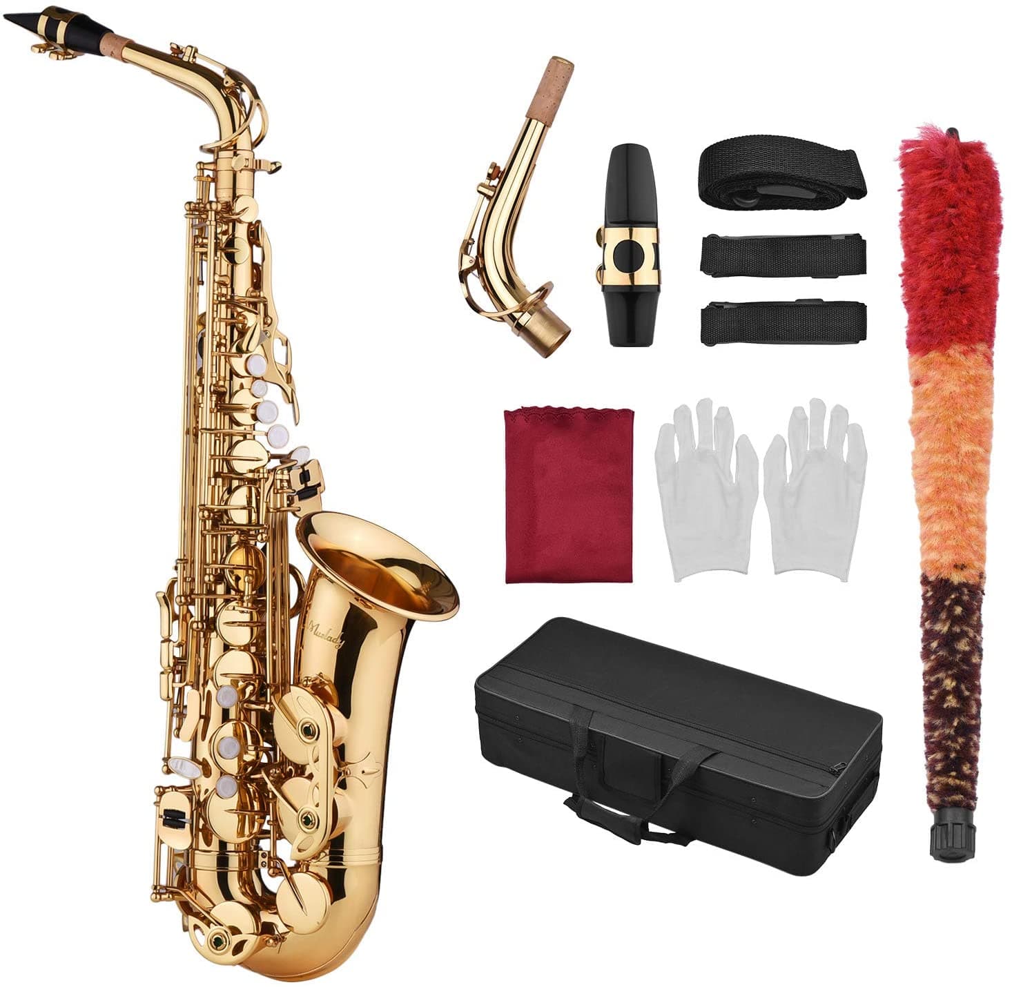 ammoon Saxofón De Ammohante Eb Be Alto E Patrón De Latón Plano Conjunto De Patrones Tallados AVV3691192066235JA