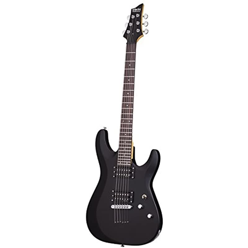 Schecter 430 C-6 Deluxe Guitarra Eléctrica De Cuerpo Sólido Color Negro Acabado Satinado. Sbk