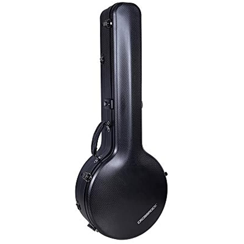 Crossrock Air Series Fiber Case 5-Cuerdas Resonator Banjo Black Crf6000Bjbk