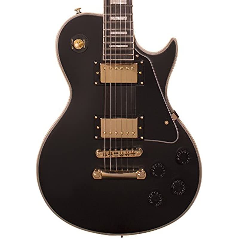 Sawtooth Heritage Series Maple Top - Guitarra Eléctrica Negro Satinado ST-H68C-STNBK