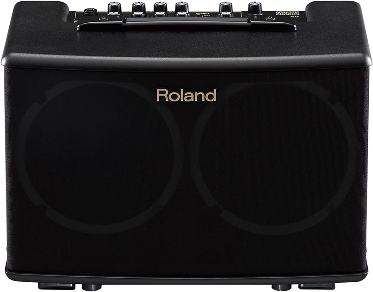 Roland Ac-40 Acústica Chorus Guitarra Amplificador Dual 17.5 Vatios 6.5 Pulgadas Black
