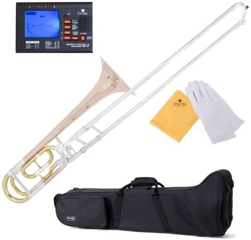 Mendini Mtb-33 Intermedio B Flat Tipo Tenor Trombón F Disparador F Trigger MTB-33+92D