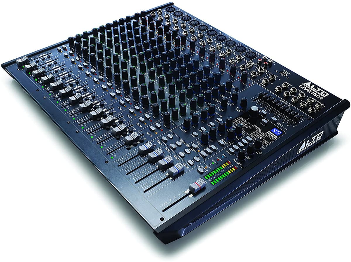 Alto Profesional Live 1604 | 16 Canales 4-Bus Mezclador 10 Xlr Entradass