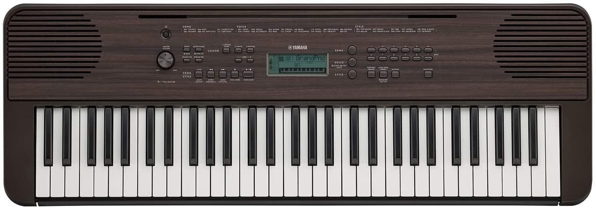 Yamaha Psr-E360 Teclado Dark Walnut Raughock