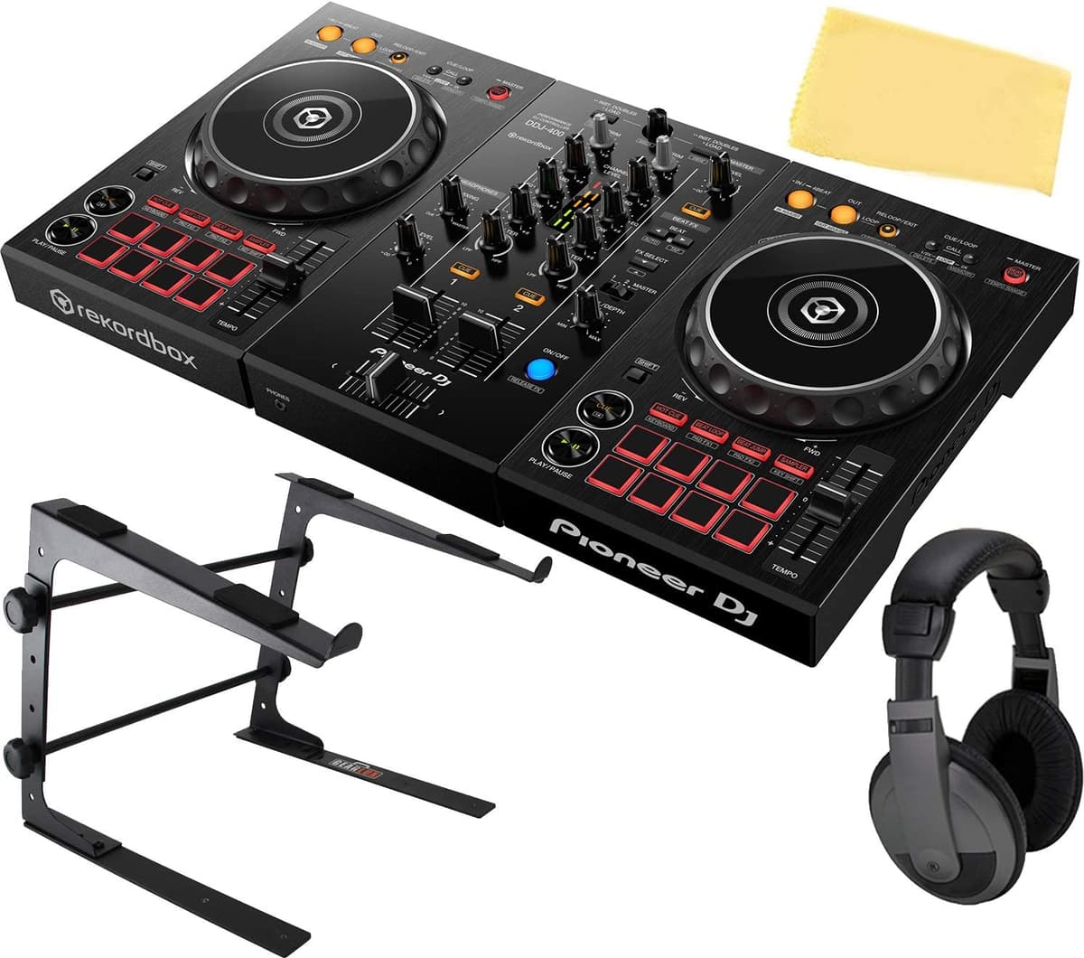 Pioneer Ddj - Paquete De Controlador DDJ-400-COMBO-DLX