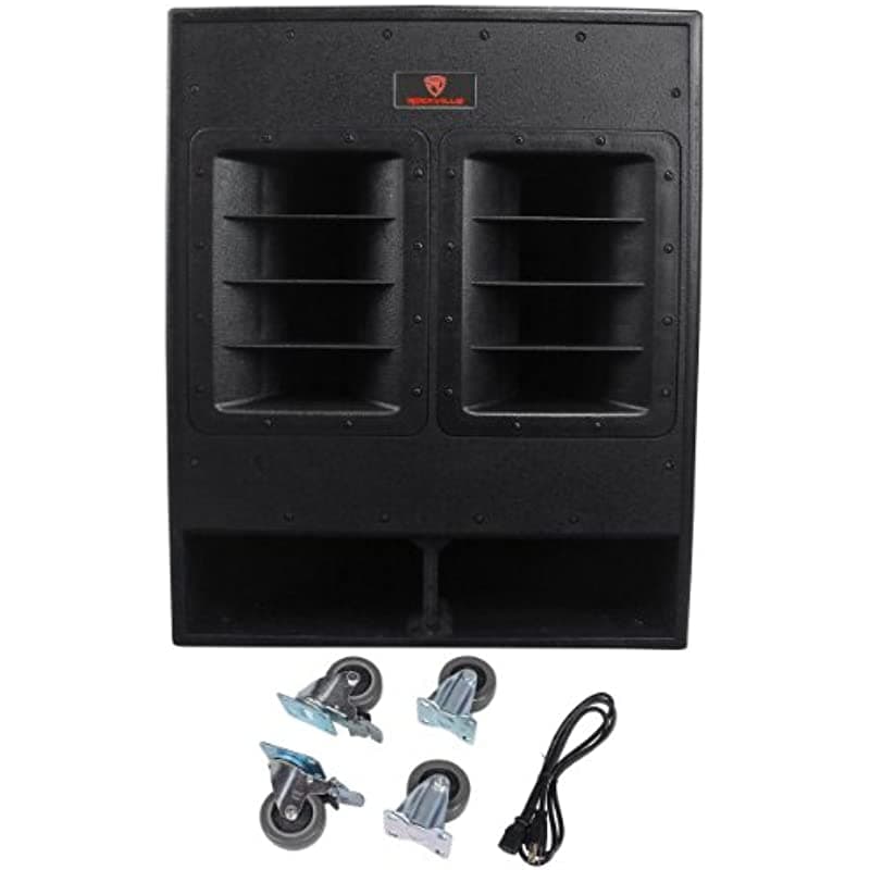 Rockville Rbg18Fa - Subwoofer De 18.0 In 3000 W Active Potenciados Pro Bocina Plegada Pa/Dj Sub
