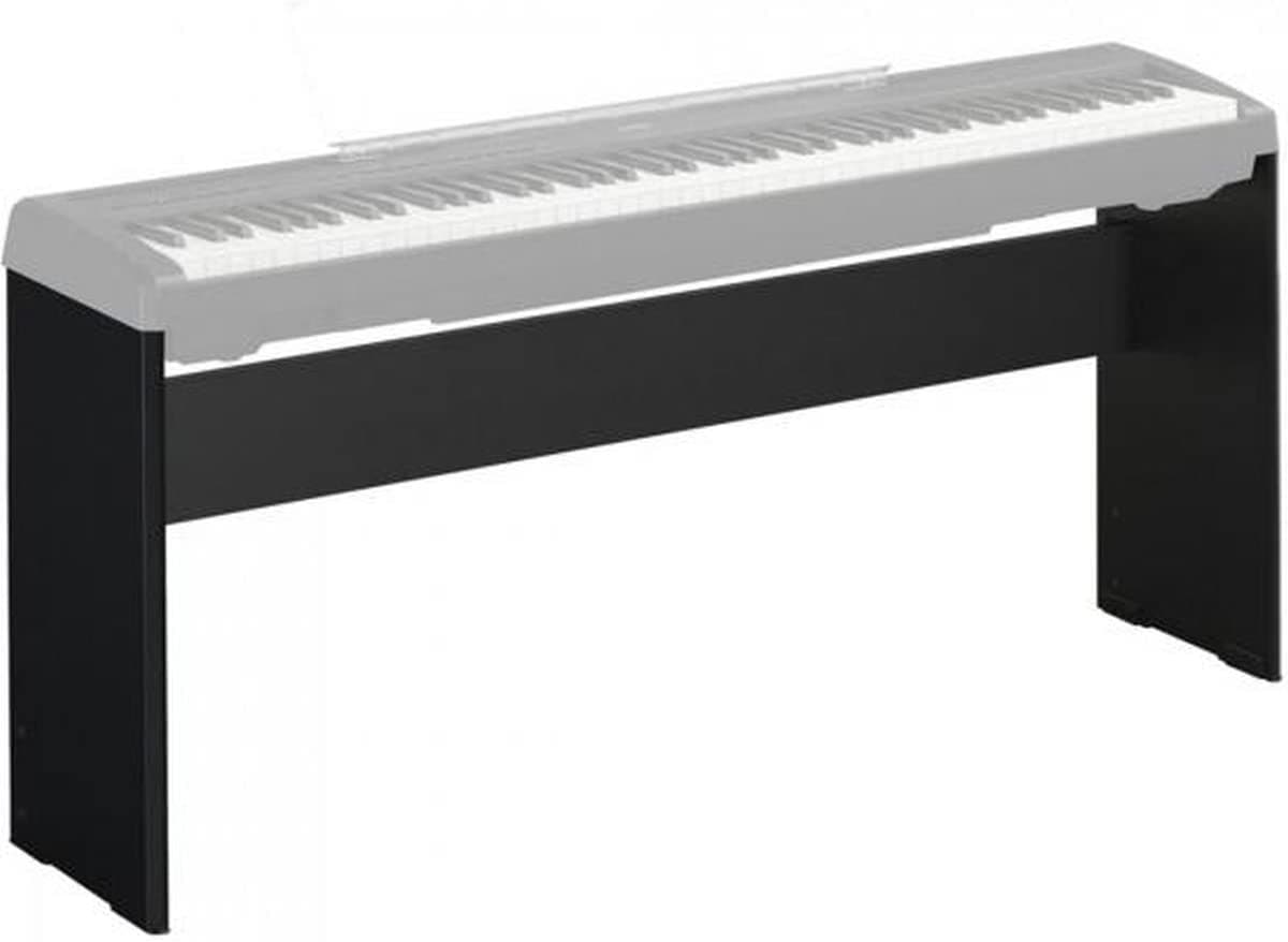 Yamaha L85 Soporte de piano para la serie P de Yamaha liviano resistente y estable de madera Black NL85A