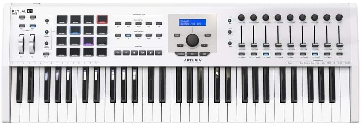 Arturia Keylab Mkii 61 - Mando Para Teclado Color Blanco KEYLAB61M2WH