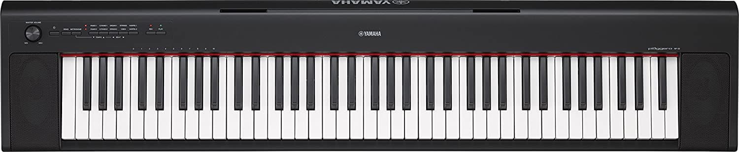 Yamaha NP32 Teclado Portátil Ligero de 76 Teclas, Negro NP32B