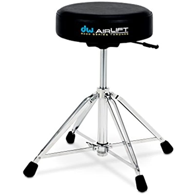 Drum Workshop Cp9100Al Serie 9000 Trono De Elevación De Aire Resistente Con Asiento Redondo DWCP9100AL