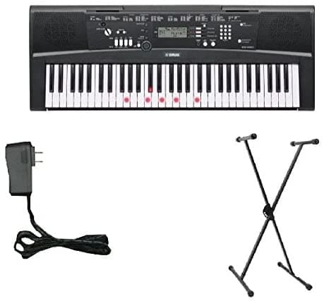 Yamaha Ez220 Teclado Luzed Keys Incluye Adaptador De Potencia De Estilo X De Estilo X EZ220MS