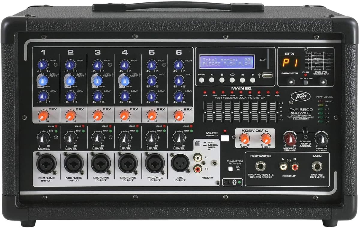 Peavey Mezclador Alimentado Todo En Uno Pvi 6500 3601840