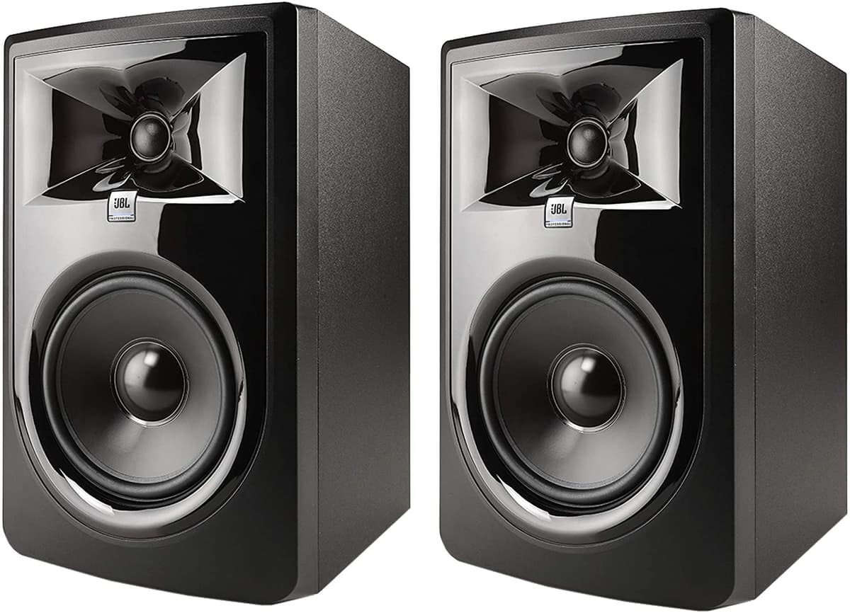 Jbl Profesional 306P Mkii - Monitor De Estudio De 2 Vías De 6 Pulgadas (306Pmkii) (Par) (2 Artículos)