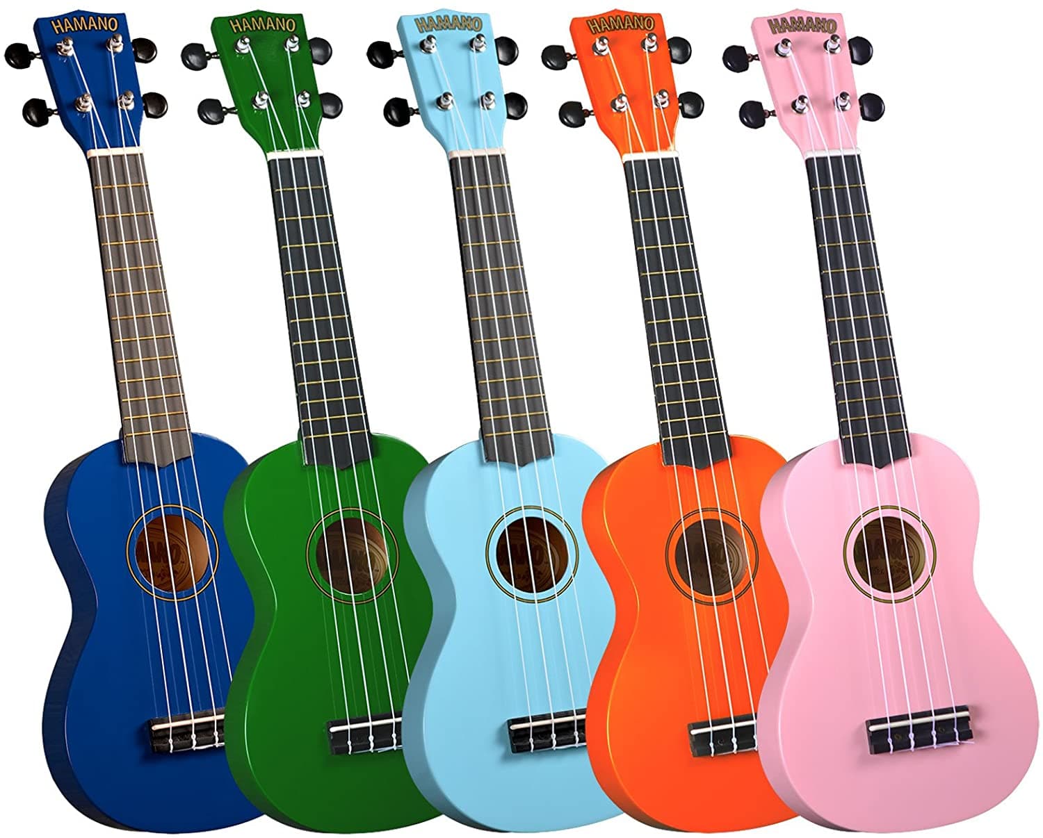 Hamano U-30 Colorida Soprano Ukeleles 24 Pack
