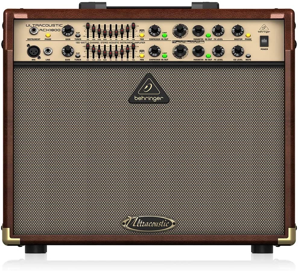 Behringer Ultracústico Acx1800 180-Watt 2 Canales Stereo Acústica Instrumento Amplificador