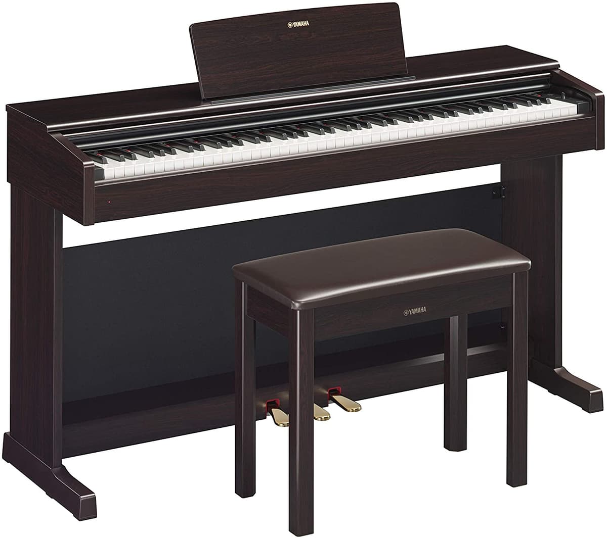 Yamaha Ydp144 Serie Arius - Piano Con Banco Madera De Palo Rosa Oscuro YDP144R