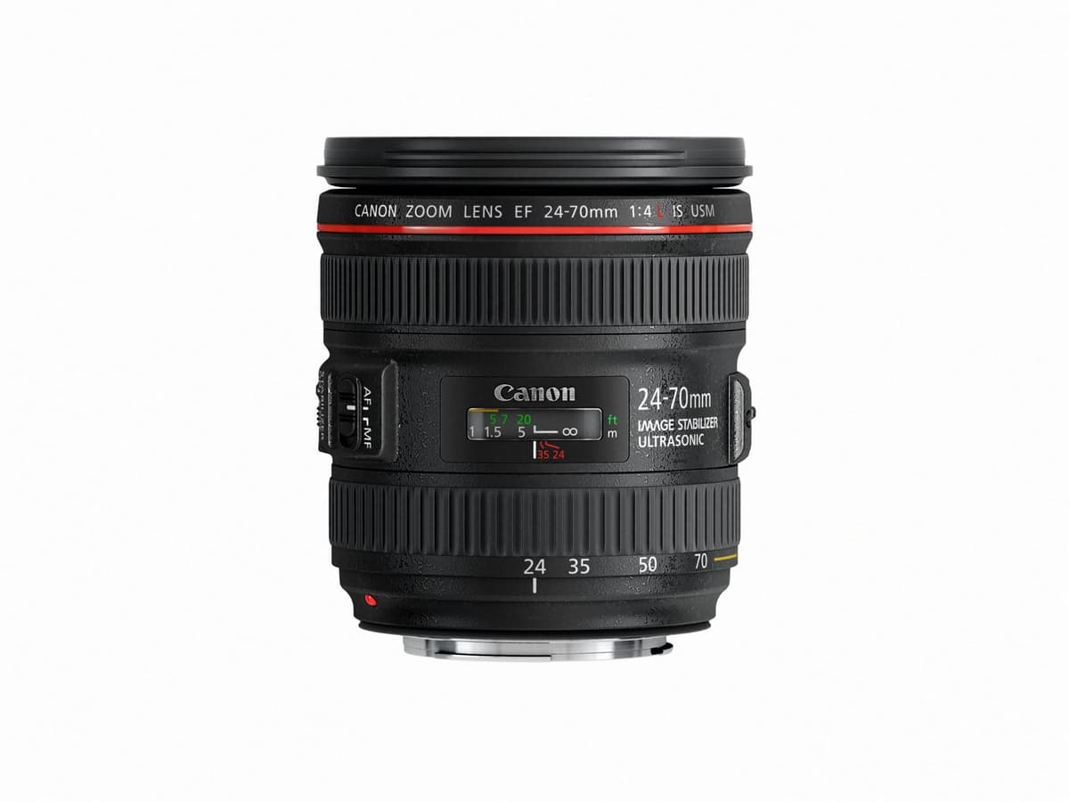 Canon EF 24-70 mm f/4.0L IS USM Lente zoom estándar (reacondicionada) 6313B002