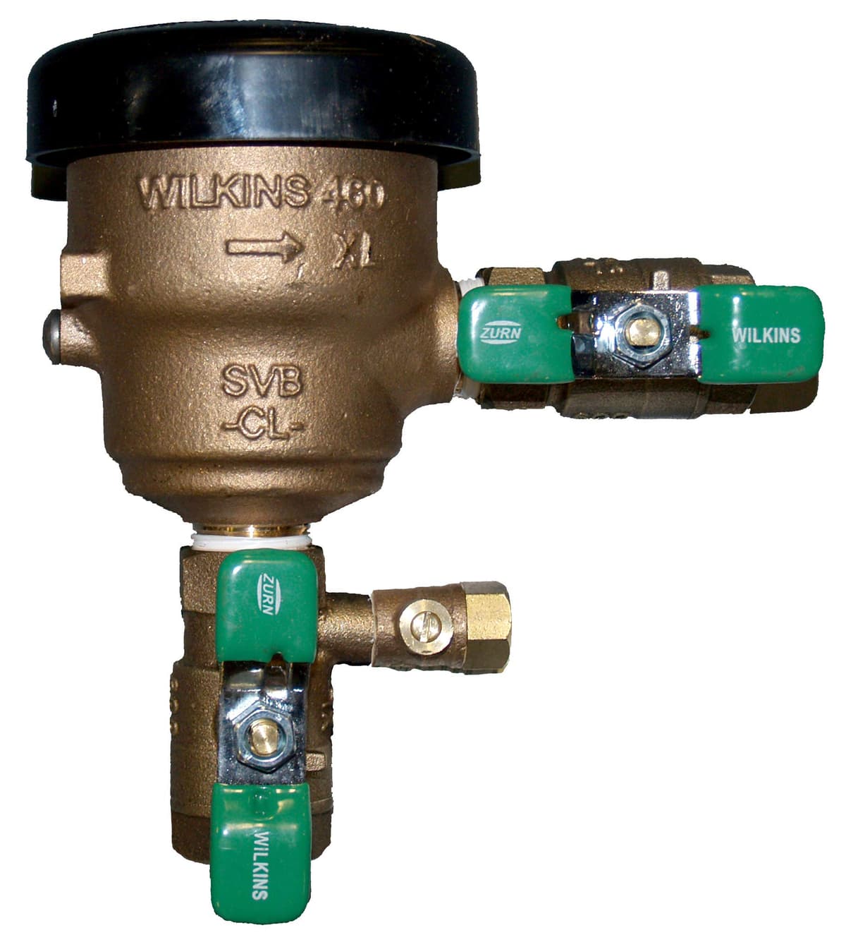 Zurn Wilkins 12-460XL Válvula Anti-Vacío Resistente a Derrames FNPT x FNPT 1/2"