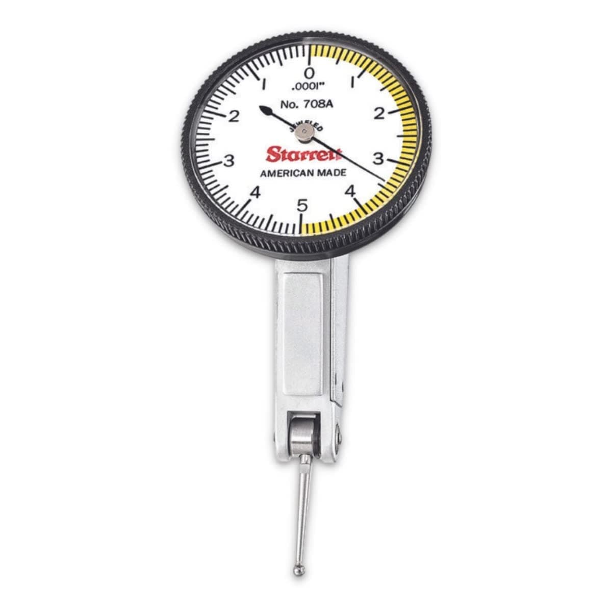 Starrett Dial Test Indicator 708AZ 1-3/8" .010" rango .0001" graduación