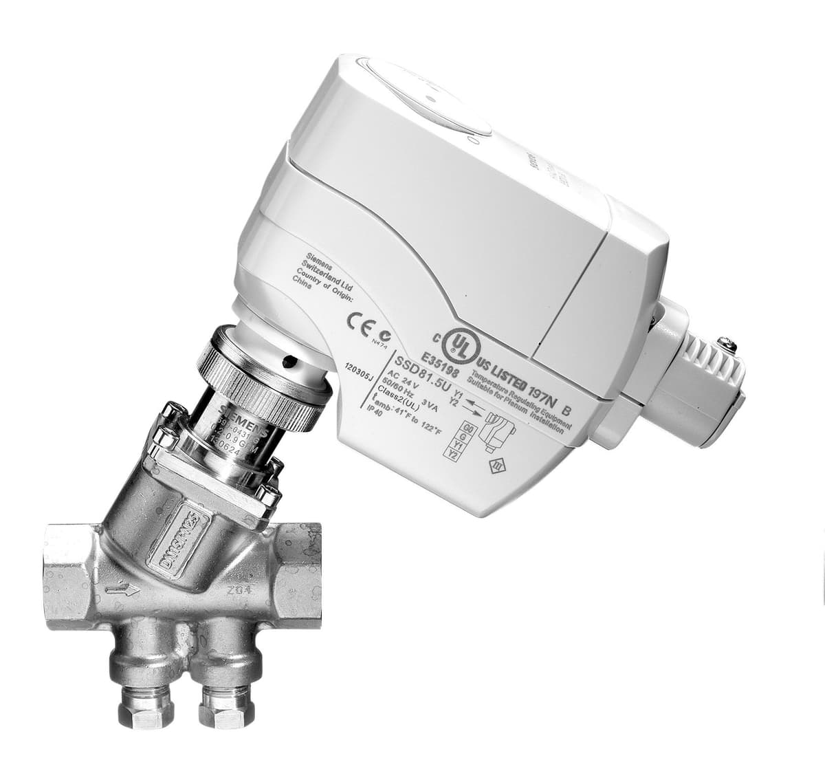 Siemens 233-04312-1 PICV 3/4" 1 GPM 0-10V SR NO
